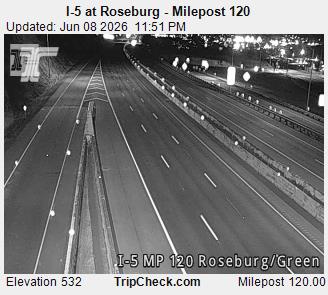 RoadCam - I-5 at Roseburg MP 120